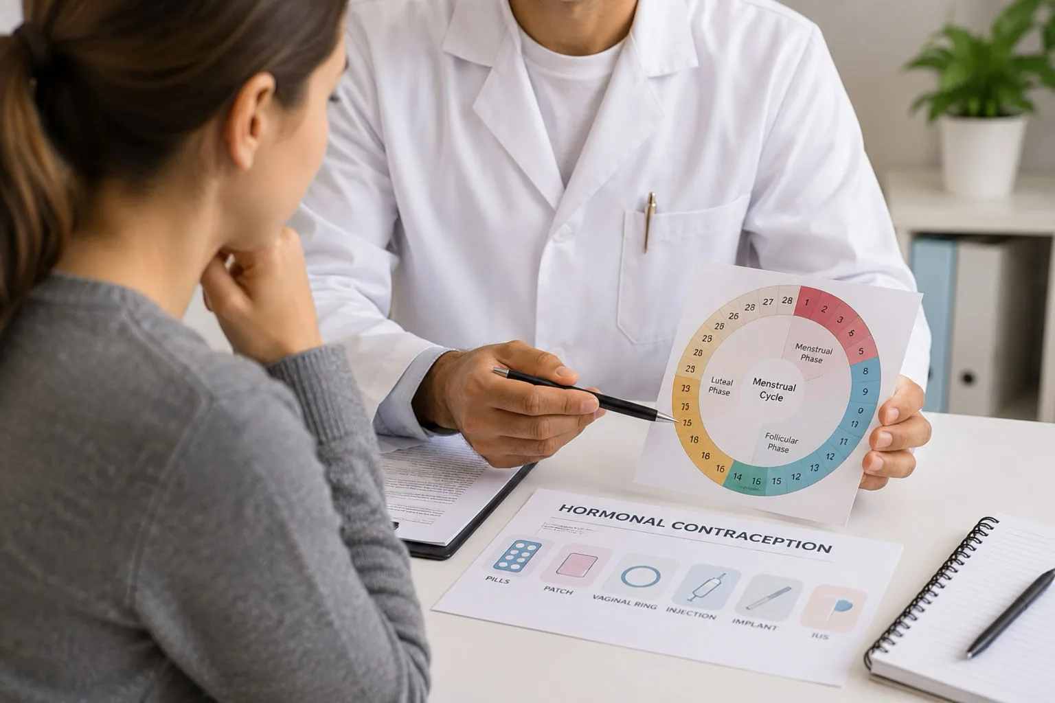 Gynaecology consultation about hormonal contraception Gynaecology consultation about hormonal contraception