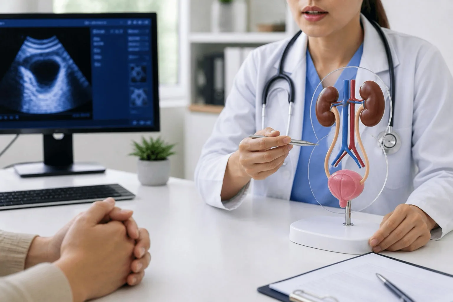 Urology consultation environment Urology consultation environment